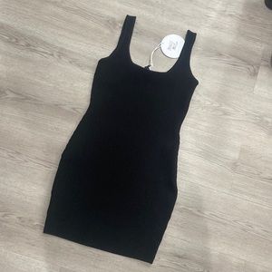 Black Mini Knit dress, size XS/S with Tags